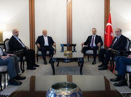 Dışişleri Bakanı Hakan Fidan Hamas heyetiyle bir araya geldi
