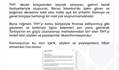 THY'nin kamu bütçesinden yararlandığı iddiasına Cumhurbaşkanlığından yalanlama