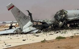 E-3 Sentry hurdaya döndü! 10 ABD askeri yaralanmıştı; İran'ın vurduğu ABD uçağının görüntüleri yayınlandı