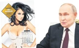 ‘Putin’in sarayında bir takvim güzeli’