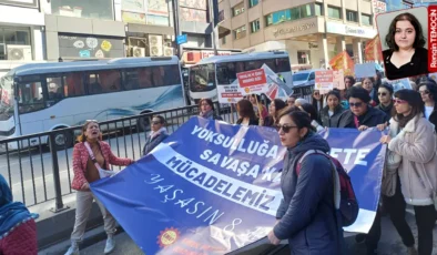 8 Mart Dünya Emekçi Kadınlar Günü'nde kadınlar Kadıköy'de toplandı