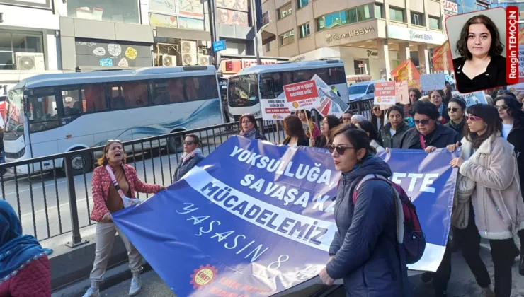 8 Mart Dünya Emekçi Kadınlar Günü'nde kadınlar Kadıköy'de toplandı