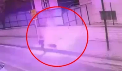 Elektrik direğinden kopan kabloya temas edince akıma kapıldı