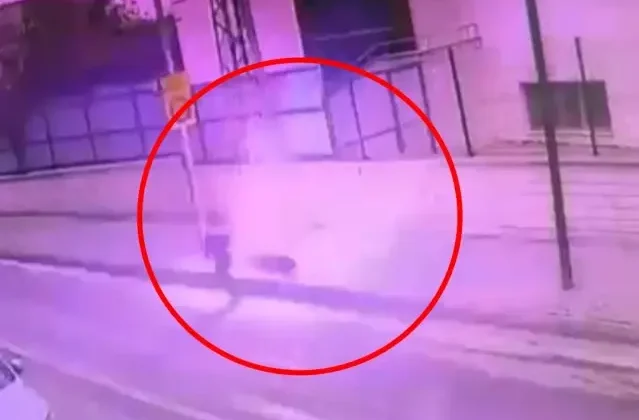 Elektrik direğinden kopan kabloya temas edince akıma kapıldı