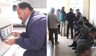 Süre yarın bitiyor: Aksaray'da 'APP plaka' kuyruğu!