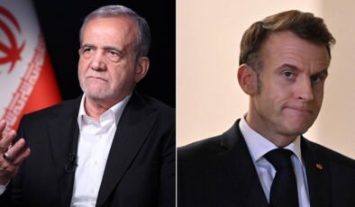 Pezeşkiyan, Macron ile görüştü: Avrupa ülkelerini eleştirdi