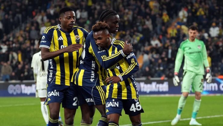 Kadıköy'de gol yağmuru: Fenerbahçe 4-1 Gaziantep FK