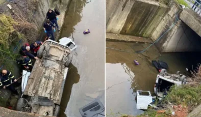 Giresun'da otomobil dere yatağına uçtu! 3 kişi öldü, 2 kişi ağır yaralandı