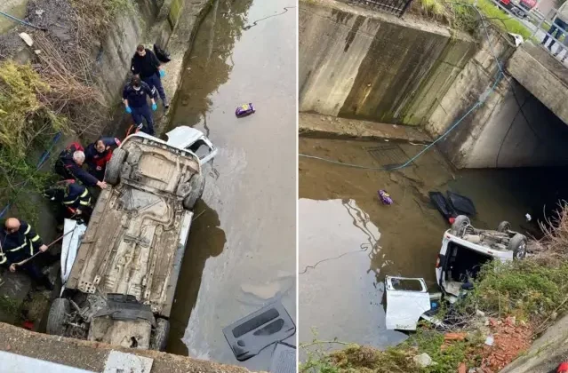 Giresun'da otomobil dere yatağına uçtu! 3 kişi öldü, 2 kişi ağır yaralandı
