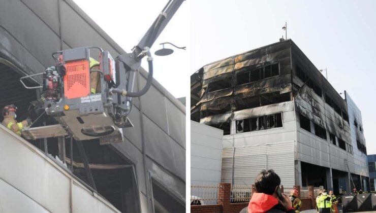 Güney Kore'de korkunç olay! Fabrika yangınında çok sayıda işçi öldü