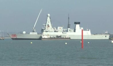 İngiliz savaş gemisi HMS Dragon Doğu Akdeniz'de! 'Bölgede son 15 yılın en büyük hava gücü'