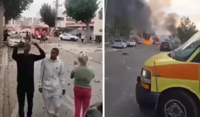 İran, Tel Aviv'i çok başlıklı füzelerle vurdu! Yaralılar var