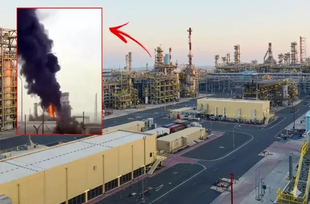 Kuveyt'teki Mina Abdullah petrol rafinerisine İHA saldırısı