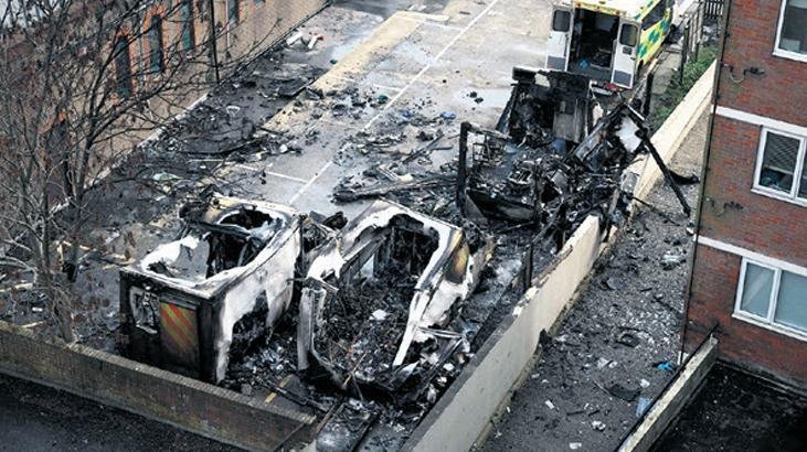 Londra’da Yahudi kuruluşa kundaklama