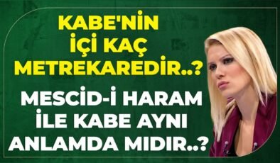 Kabe’nin İçi Kaç Metrekaredir..? Mescid-i Haram İle Kabe Aynı Anlamda Mıdır..?