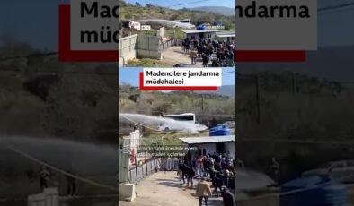 Maden işçilerine jandarma müdahalesi