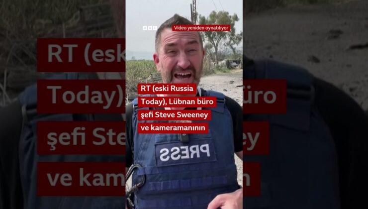 Lübnan’da canlı yayınında füze saldırısı: Rus gazeteciler birkaç metreyle kurtuldu