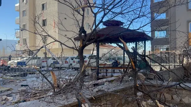 Niğde'de 16 kişinin yaralandığı patlama, binada büyük hasara yol açtı