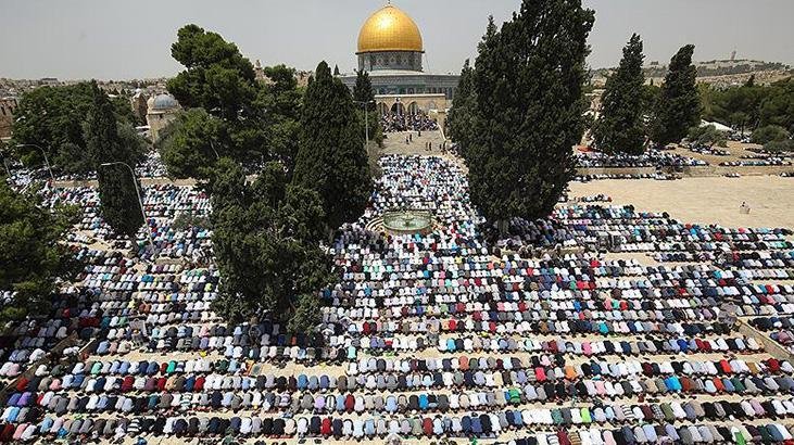 Ramazanın son cumasında İsrail'den Mescid-i Aksa engeli!