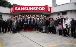 Samsunspor’da bayramlaşma töreni gerçekleştirildi