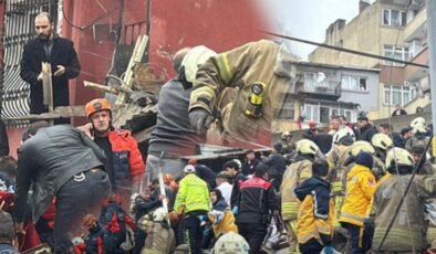 SON DAKİKA: İstanbul Fatih'te iki bina çöktü! Acı haber geldi
