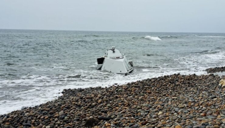 Son dakika… Ordu'da sahilde insansız deniz aracı bulundu