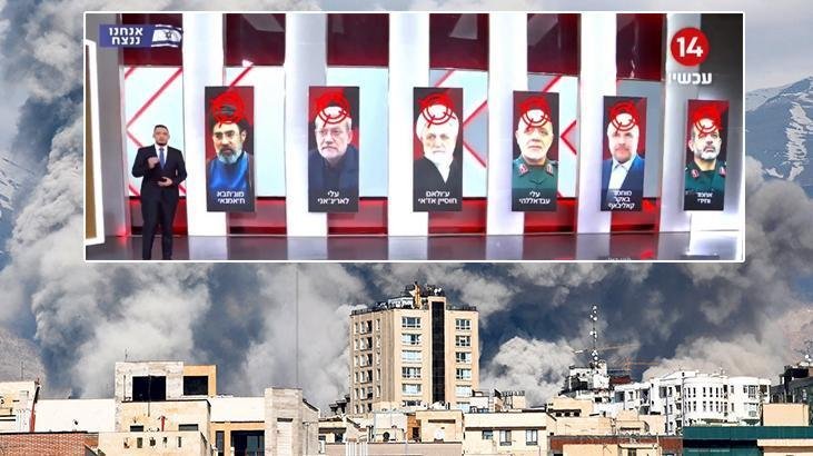 Son dakika… Hedefteki 6 İranlı isim! İsrail TV'sinde tek tek isim verdiler