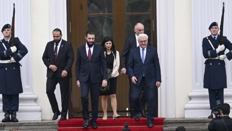 Suriye Cumhurbaşkanı Şara, Berlin'deki üst düzey temaslarına başladı