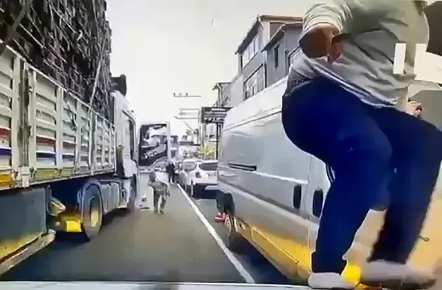 Trafikte dehşet saçan baba ve oğlu ifadesi de kurtarmadı