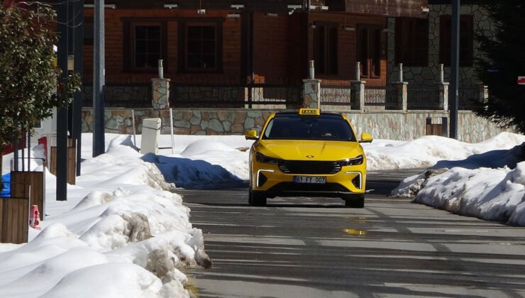 Togg taksi Karadeniz yollarında