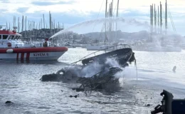 Ünlü iş insanının milyarlık yatı küle döndü, Aziz Yıldırım'ın teknesi son anda kurtuldu