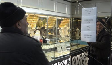 Altın düştü, kuyumcular isyan etti: Gram kalmadı, vallahi billahi yok