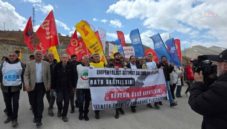 Kürecik’te "NATO" protestosu: “Emperyalist siyonist saldırganlığa hayır, Kürecik Üssü kapatılsın”