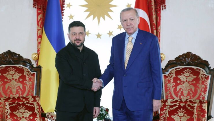 Dolmabahçe'de 'barış' zirvesi: Erdoğan, Ukrayna Devlet Başkanı Zelenskiy ile bir araya geldi