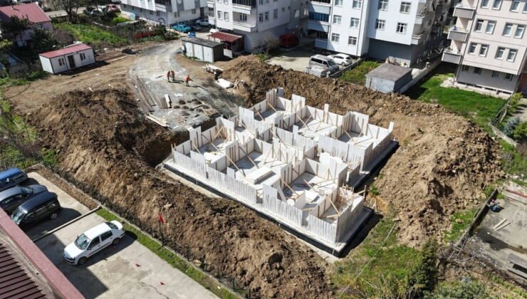 Altınordu’da kreş ve gündüz bakımevi inşaatı yükseliyor