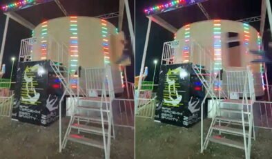 O anlar kamerada: Lunaparkta 'sıfır yer çekimi' isimli oyun aletinden düşüp öldü