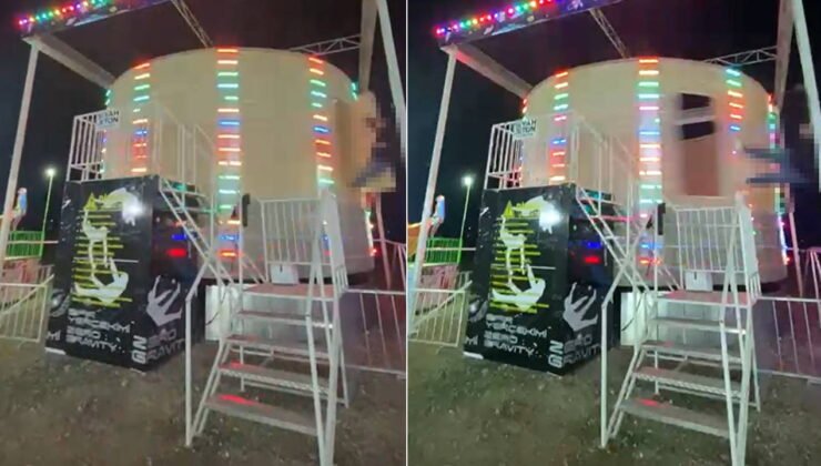 O anlar kamerada: Lunaparkta 'sıfır yer çekimi' isimli oyun aletinden düşüp öldü