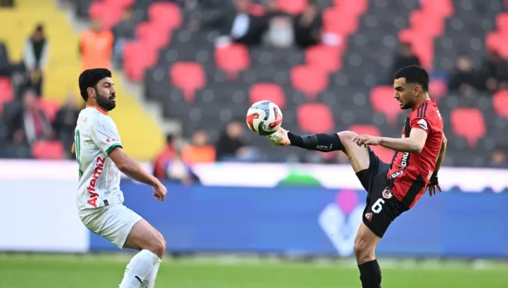 Gaziantep FK – Alanyaspor maçında kazanan çıkmadı!