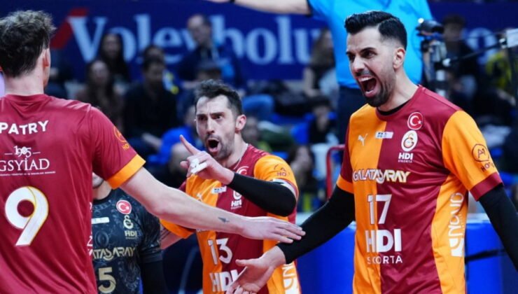 Galatasaray, Fenerbahçe'yi devirdi: Kupa Voley'de finalin adı belli oldu!