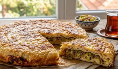 Kahvaltı sofralarına pratik lezzet: Pırasalı tava böreği tarifi