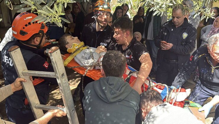 Oynarken foseptiğe düşüp yaralanan çocuk kurtarıldı