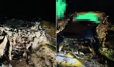 Günyüzü Kaymakamı trafik kazası geçirdi: 1 ölü, 2 yaralı! Araçlar hurdaya döndü