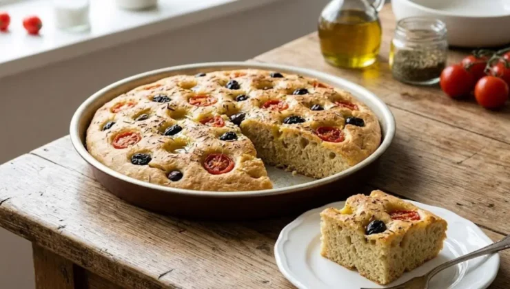 Şişkinlik yapmayan Akdeniz esintili lezzet: Glütensiz focaccia tarifi