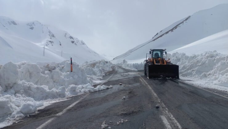 Nisan ayında kar etkili oldu
