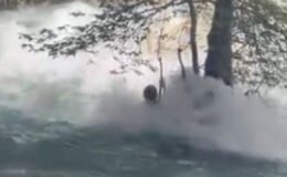 17 yaşındaki gencin son anları ortaya çıktı: Akıntıya böyle kapıldı