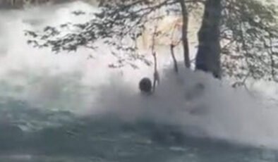 17 yaşındaki gencin son anları ortaya çıktı: Akıntıya böyle kapıldı