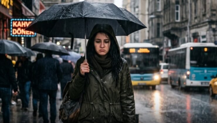 Bahar havası bekleyen İstanbullulara sağanak sürprizi! Harita baştan aşağıya değişti