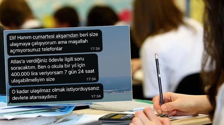 Bayramda telefonunu açmayan öğretmene veliden 400 bin TL baskısı! ‘4-5 veli şikâyet ederse işsiziz’