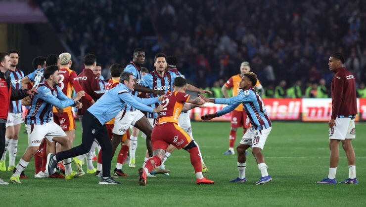 Trabzonspor – Galatasaray maçı sonrası gerginlik: Kırmızı kart çıktı!