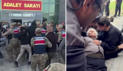 Gülistan Doku soruşturmasında adliyenin önü karıştı: Anne Bedriye Doku hastaneye kaldırıldı